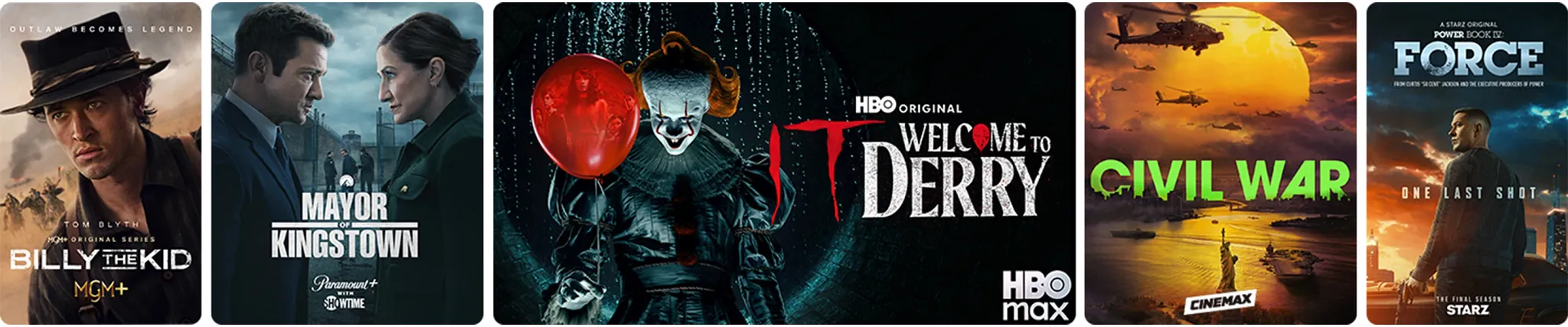 Premium Channel Offer including MGM Plus, Paramount Plus with SHOWTIME, HBO Max, Cinemax and STARZ